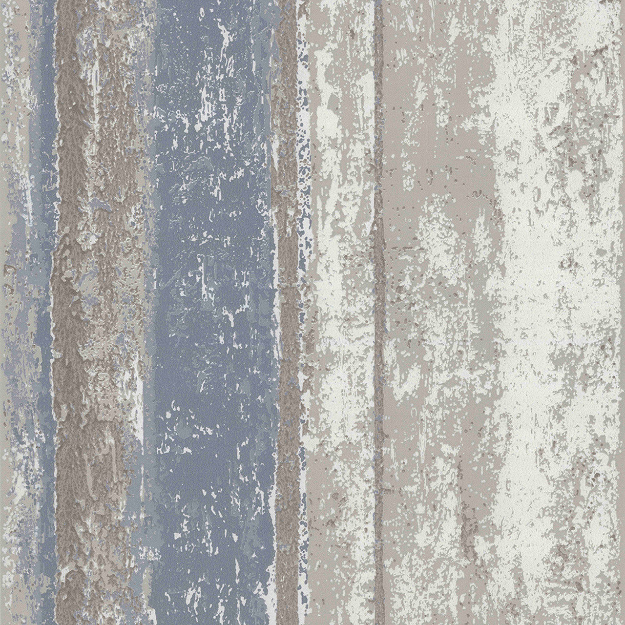 Linea Denim Blue Grey Luxury Striped Wallpaper - 1838 wallcoverings