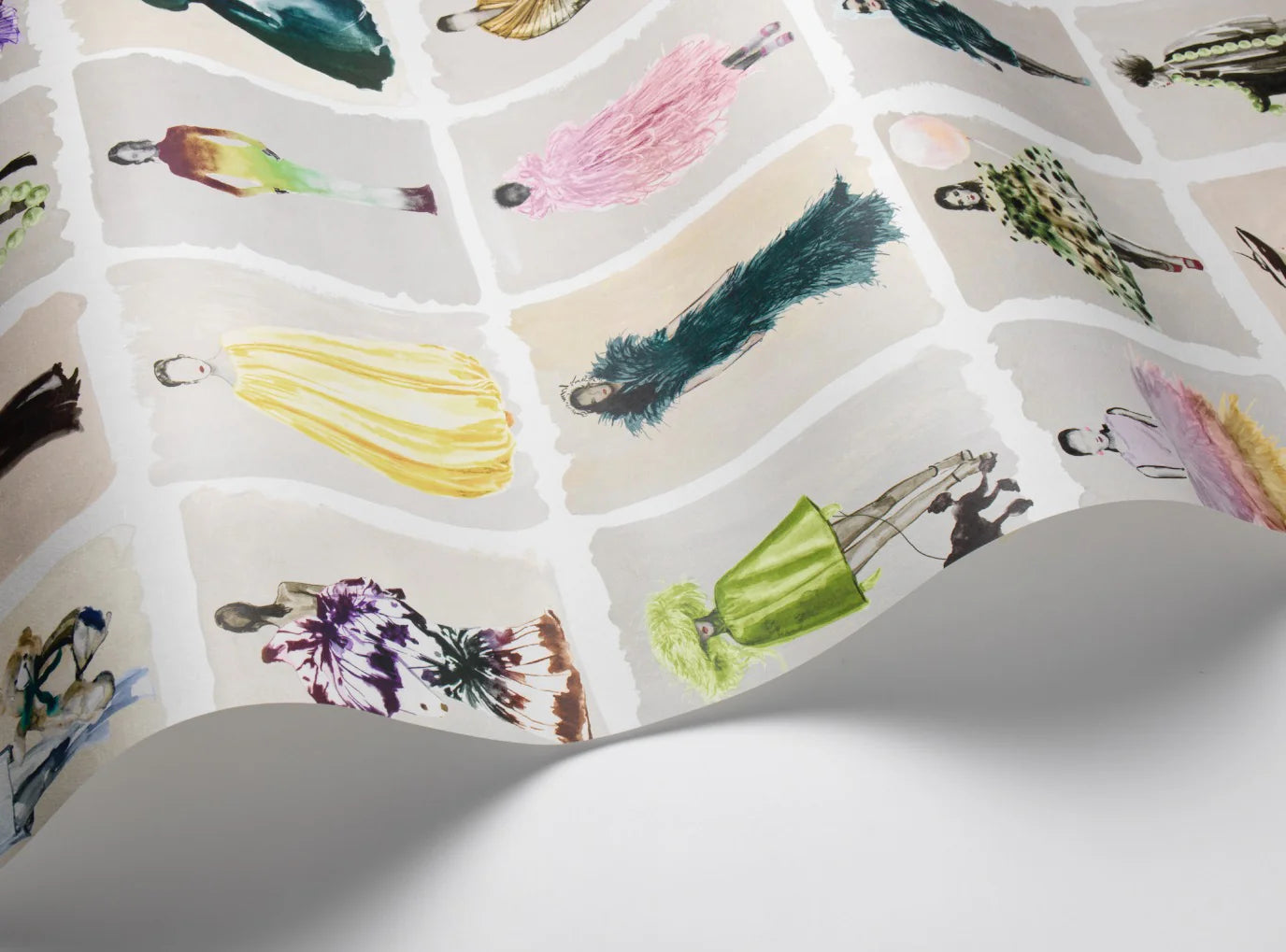 Couture Carousel Wallpaper - Multicolor - Cole & Son