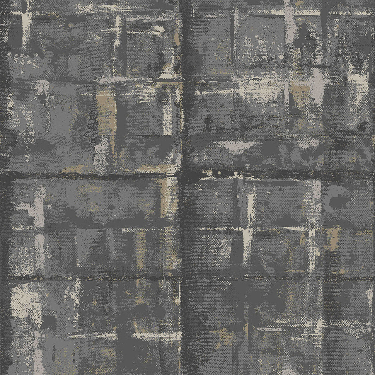 Patina Jet Black Luxury Textured Wallpaper - 1838 wallcoverings