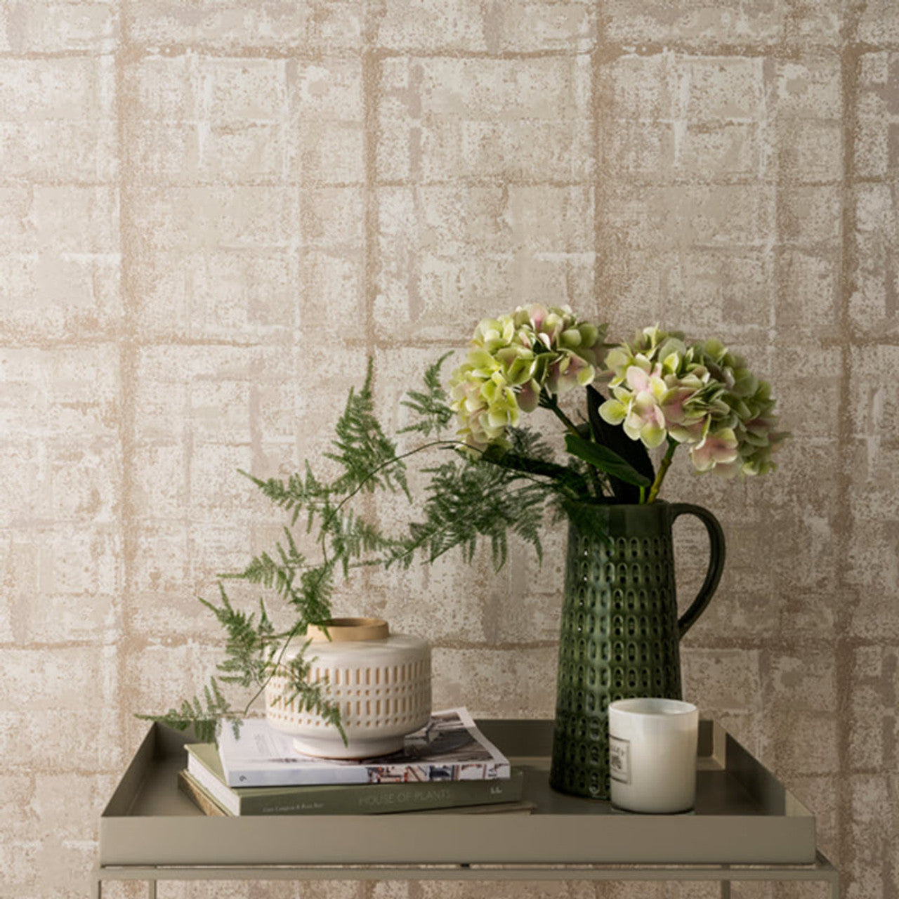 Patina Pearl Neutral Luxury Textured Wallpaper - 1838 wallcoverings