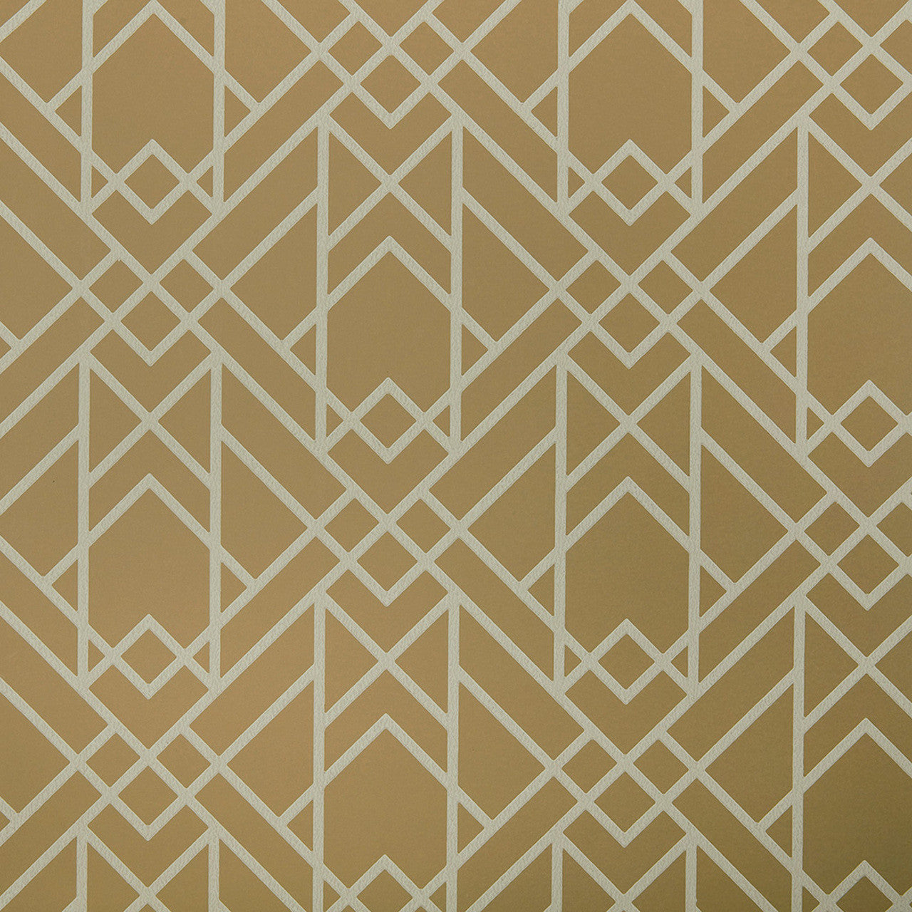 Metro Mustard Yellow Luxury Geometric Wallpaper - 1838 wallcoverings