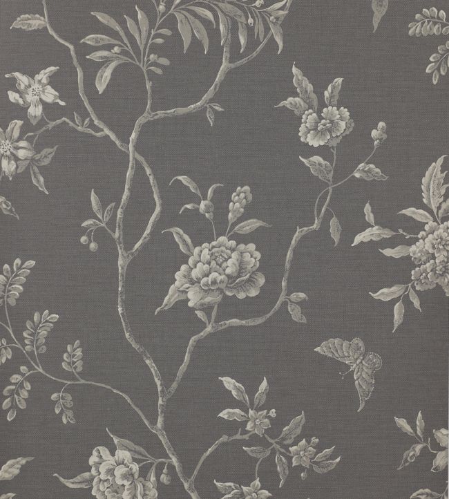 Swedish Tree Wallpaper - Gray