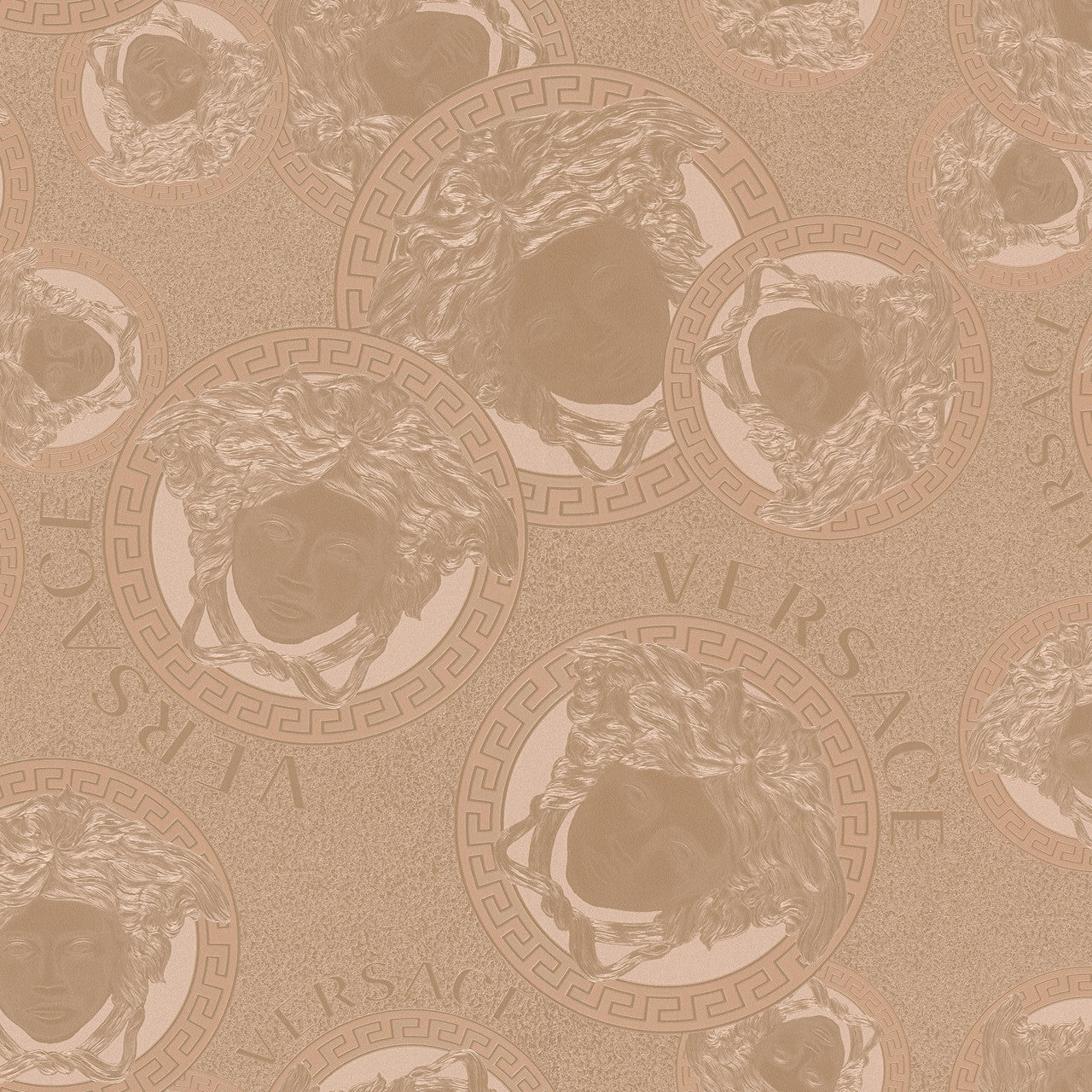 Medusa Amplified Wallpaper - Rose Gold - Versace
