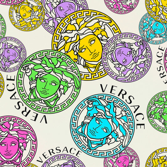 Medusa Amplified Wallpaper - Multi - Versace
