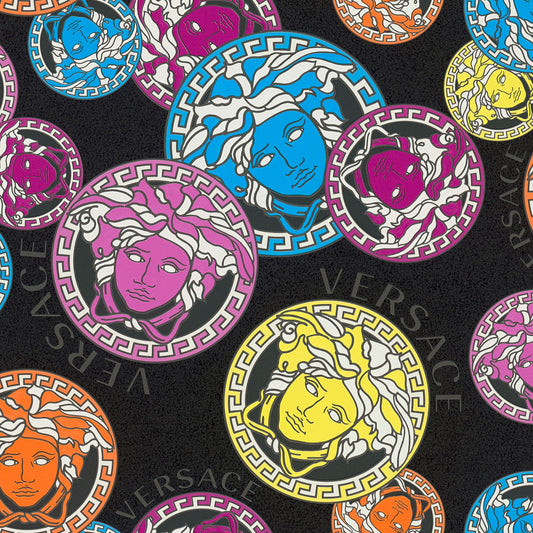 Medusa Amplified Wallpaper - Multicolor - Versace
