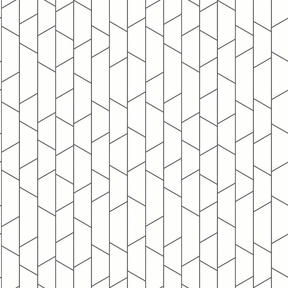 Angle Wallpaper - White - Borastapeter