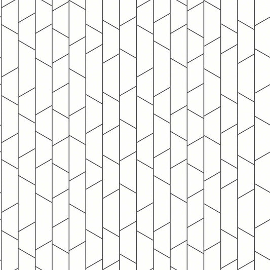 Angle Wallpaper - White - Borastapeter