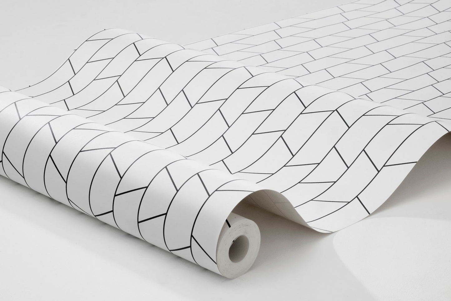 Angle Wallpaper - White - Borastapeter