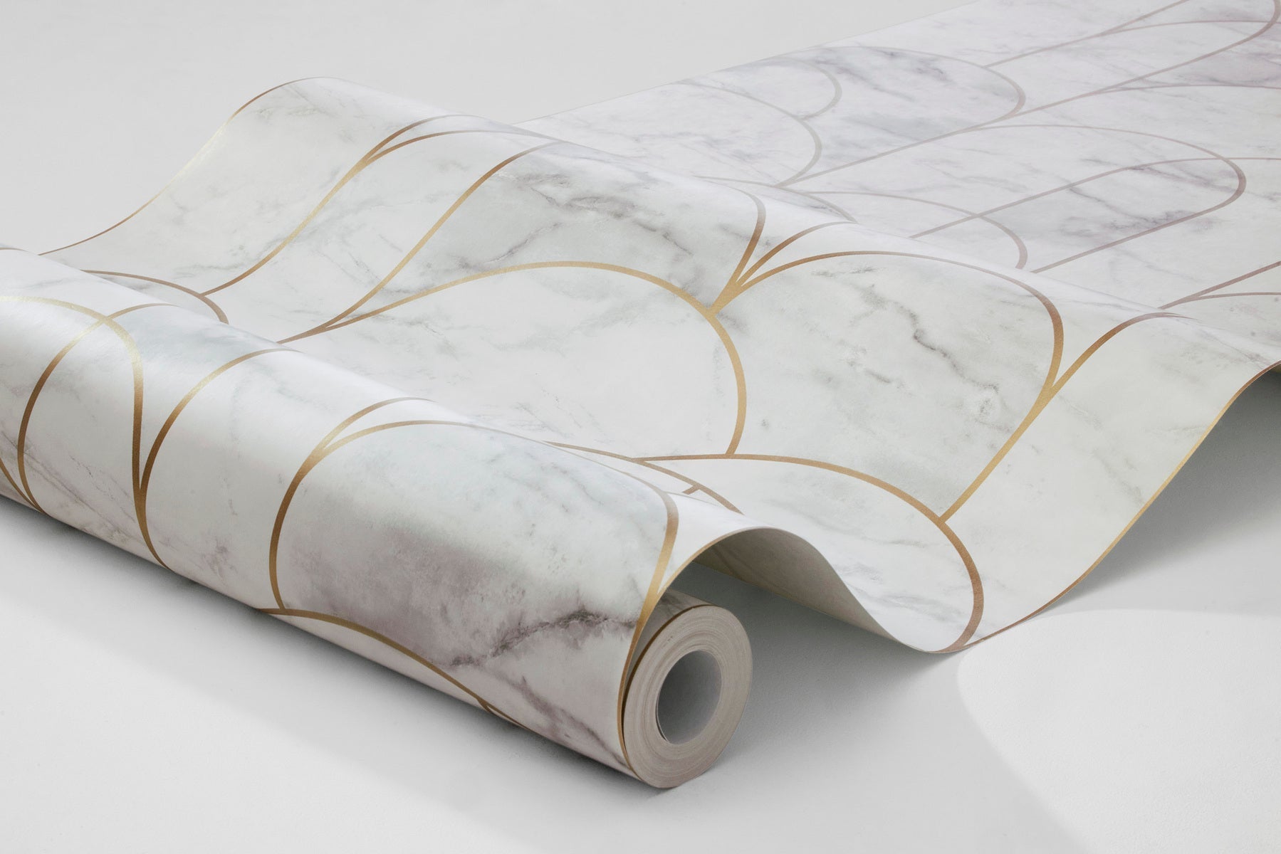 Arch Wallpaper - White - Borastapeter