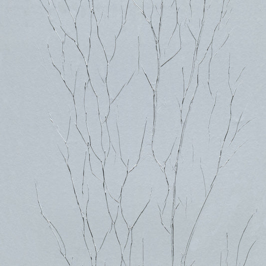 Crinkle Natural Opulence Platinum Wallpaper - Galerie