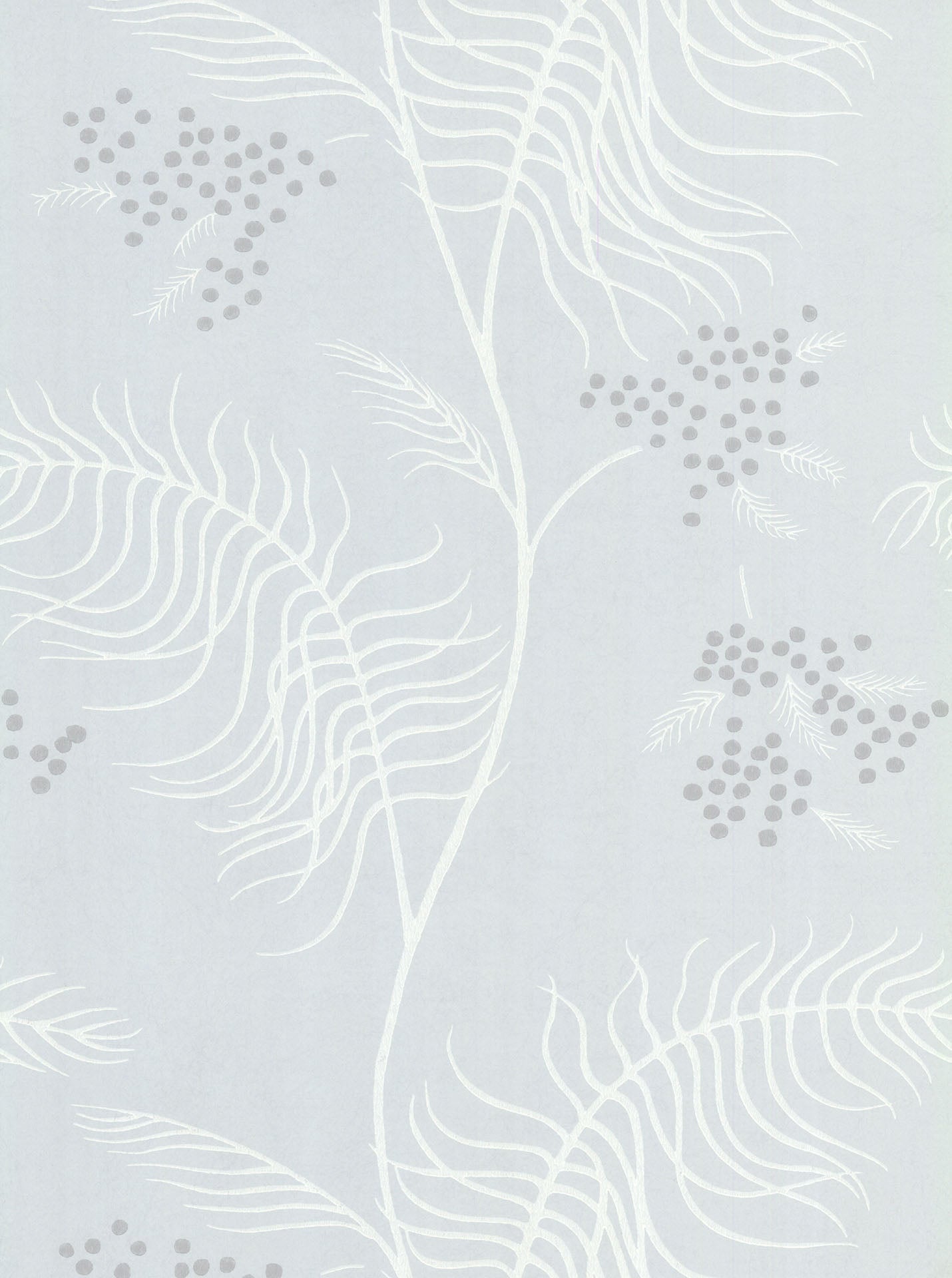 Mimosa Wallpaper - Silver - Cole & Son