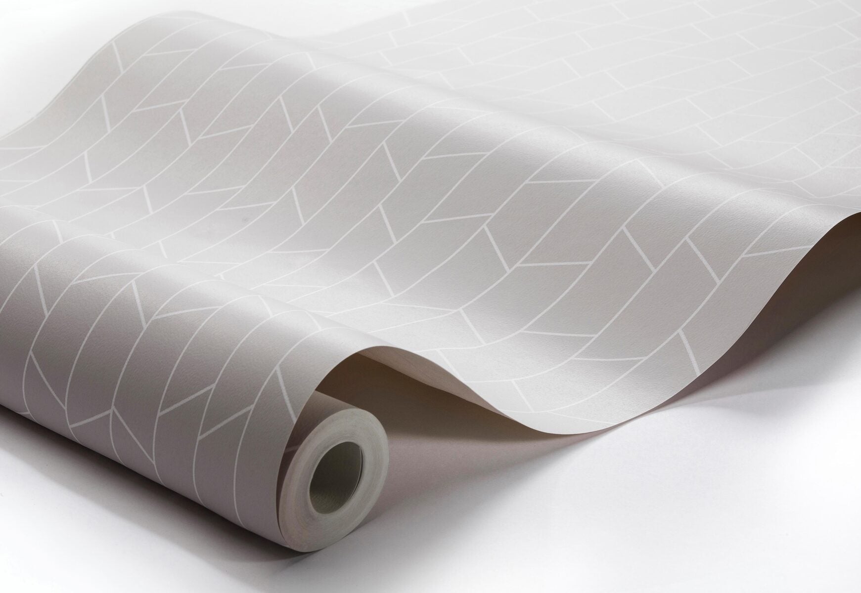 Angle Wallpaper - Silver - Borastapeter