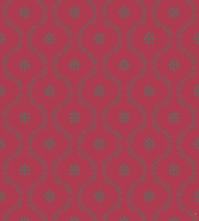 Clandon Wallpaper - Red