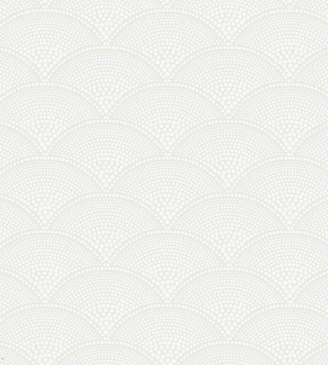 Feather Fan Wallpaper - White