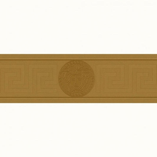 Greek Key Wallpaper Border - Gold - Versace
