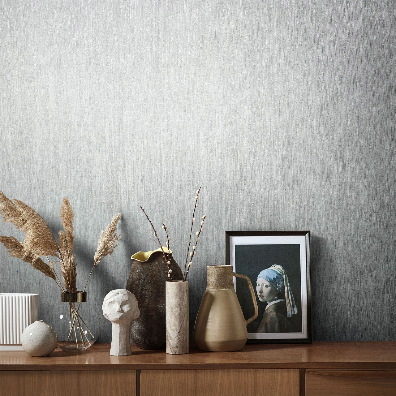 Waterfall Natural Opulence Grey Wallpaper - Galerie