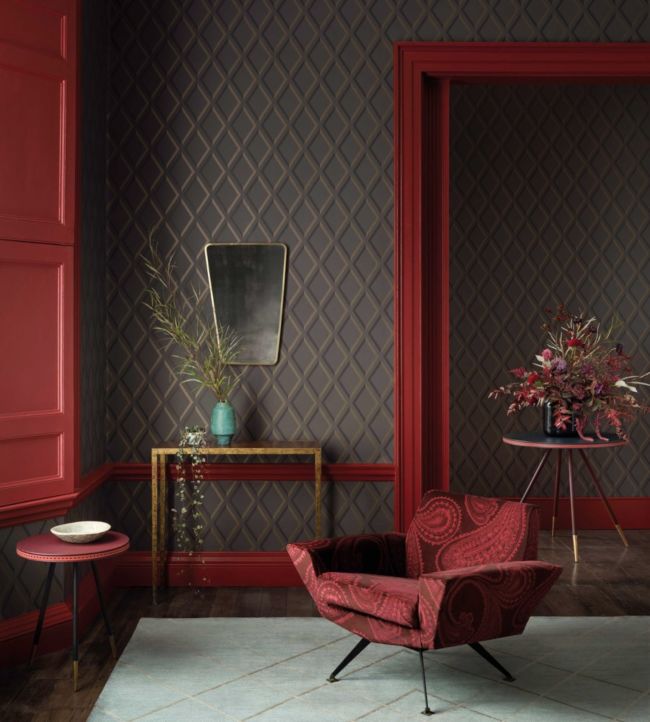 Pompeian Wallpaper - Gray - Cole & Son