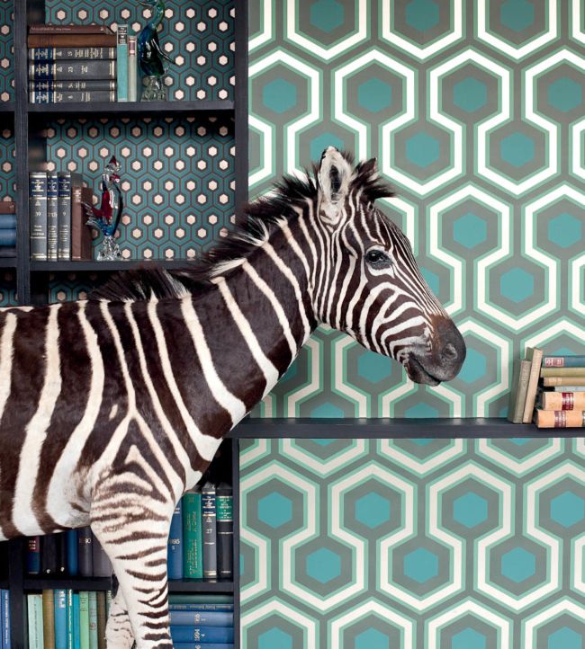Hicks' Grand Wallpaper - Green - Cole & Son