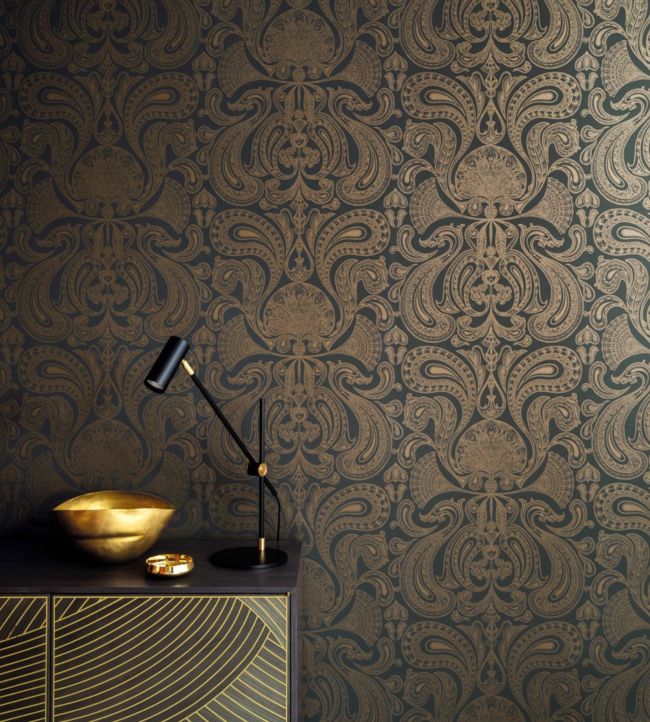 Malabar Room Wallpaper - Brown