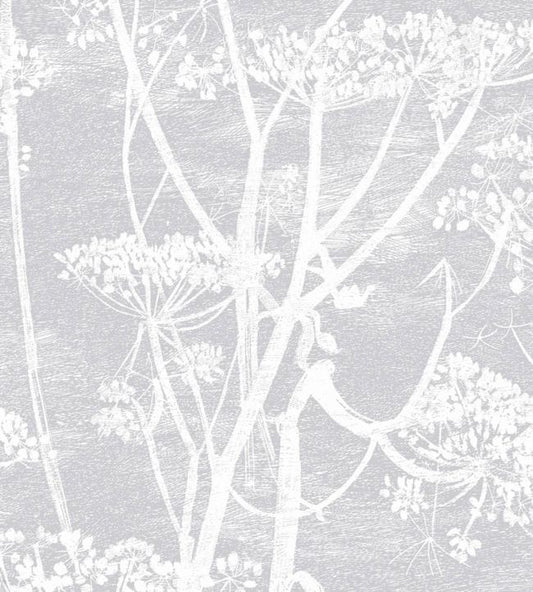 Cow Parsley Wallpaper - Silver - Cole & Son