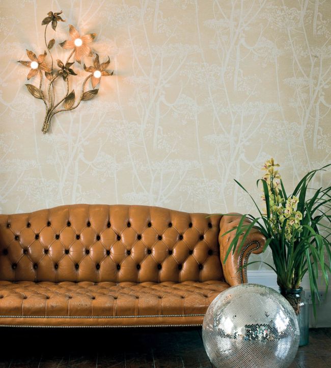 Cow Parsley Wallpaper - Sand - Cole & Son