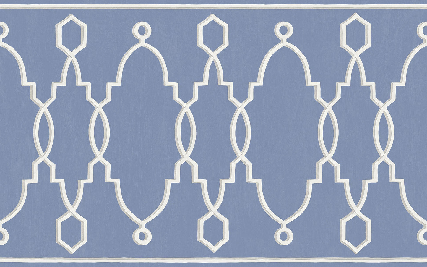 Parterre Border Wallpaper - Blue - Cole & Son