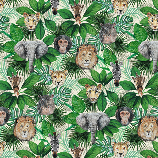 Geoffrey & Friends Wallpaper - Green - The Graduate Collection