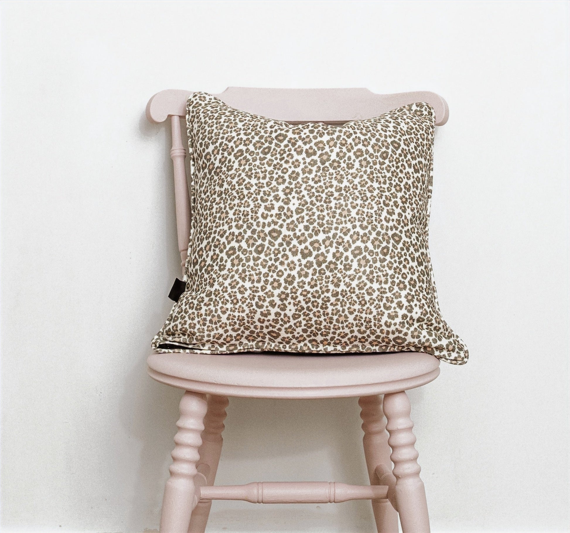 Admiral Ivory Cushion with Medium Linen - Green - Wear The Walls