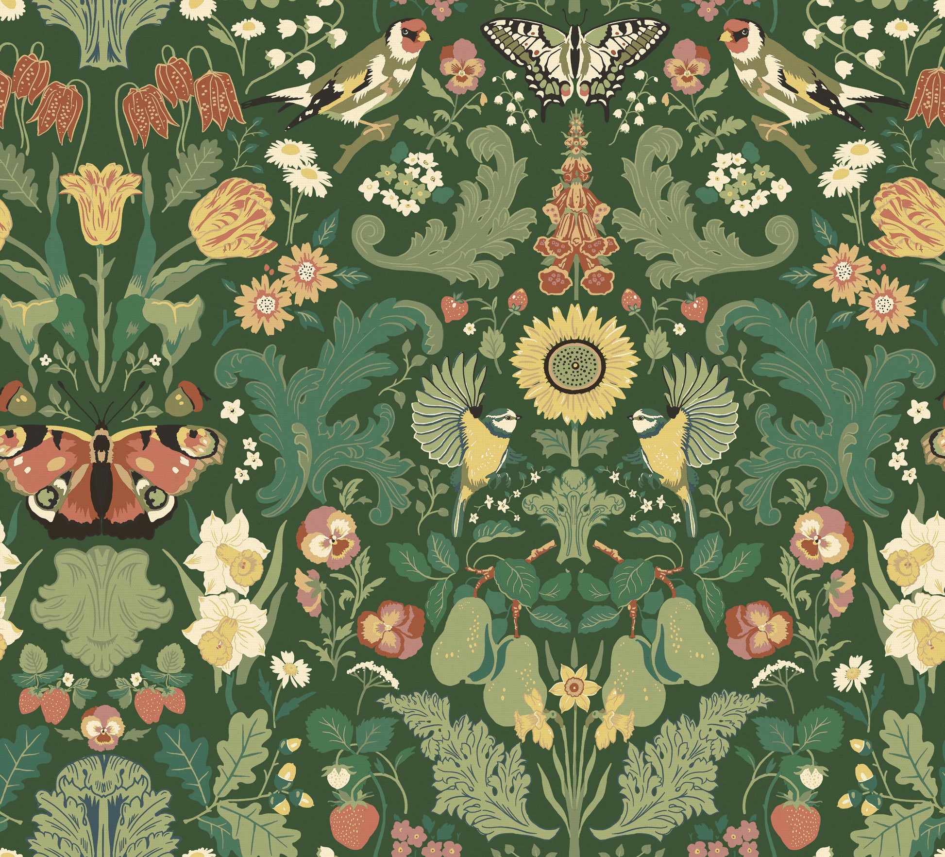 Admiral Wallpaper - Green - Wear The Walls