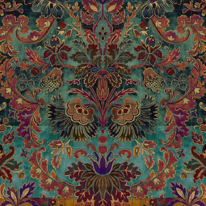 ANDASTRA Wallpaper - Amazonite - House of Hackney