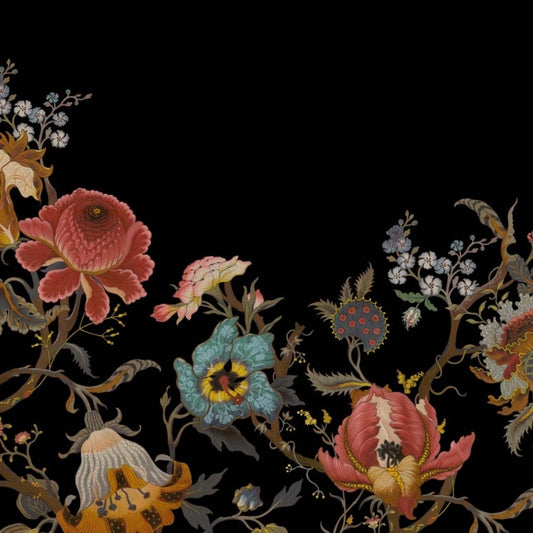 ARTEMIS Climbing Walls Wallpaper - Black - House of Hackney