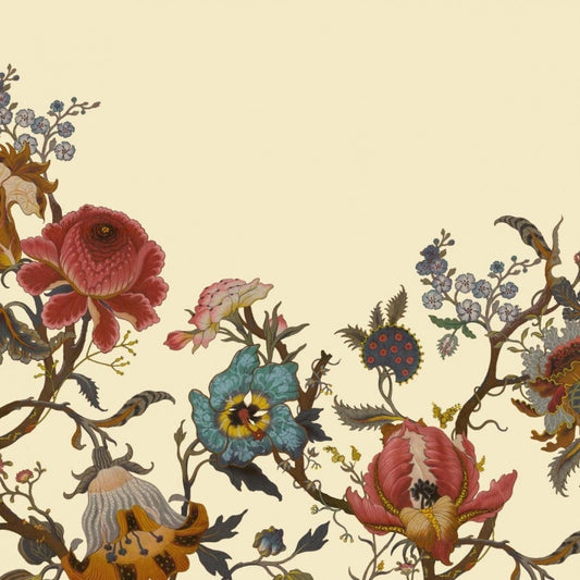ARTEMIS Climbing Walls Wallpaper - Ecru - House of Hackney