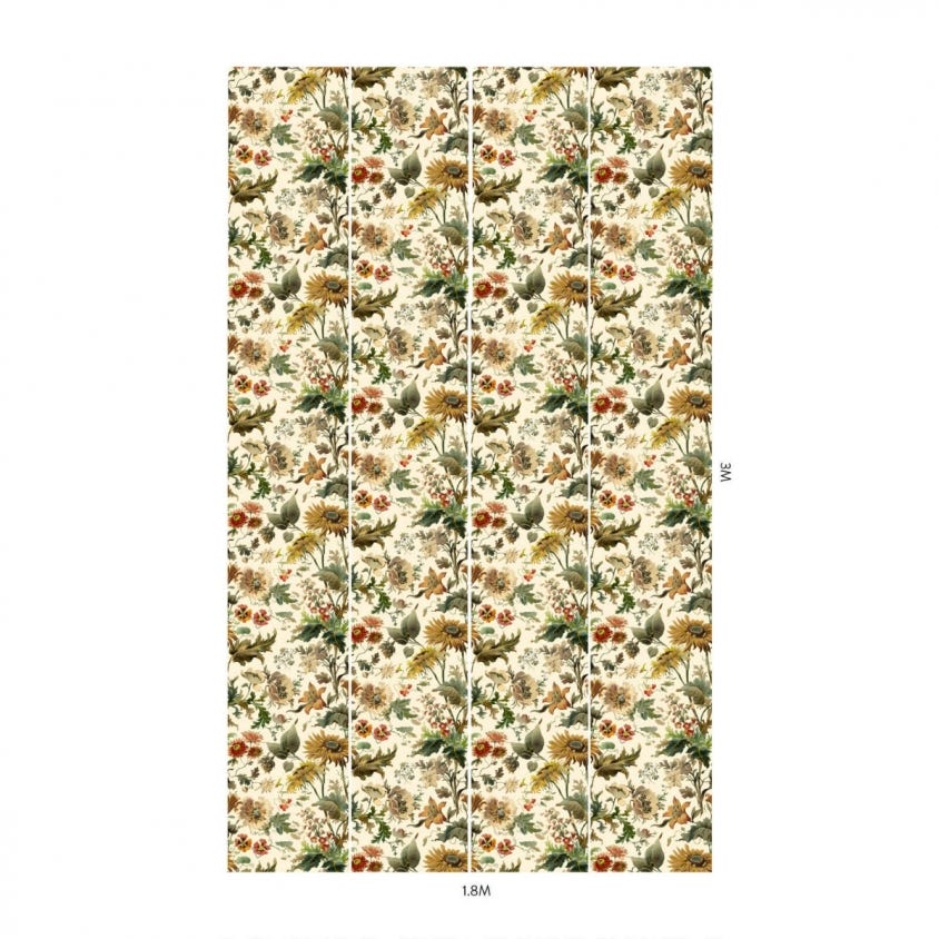 AVALON Wallpaper - Ecru - House of Hackney