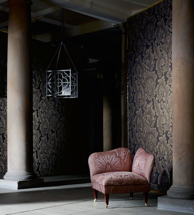 Acantha Wallpaper - Ink - ZPHA312620 - Zoffany