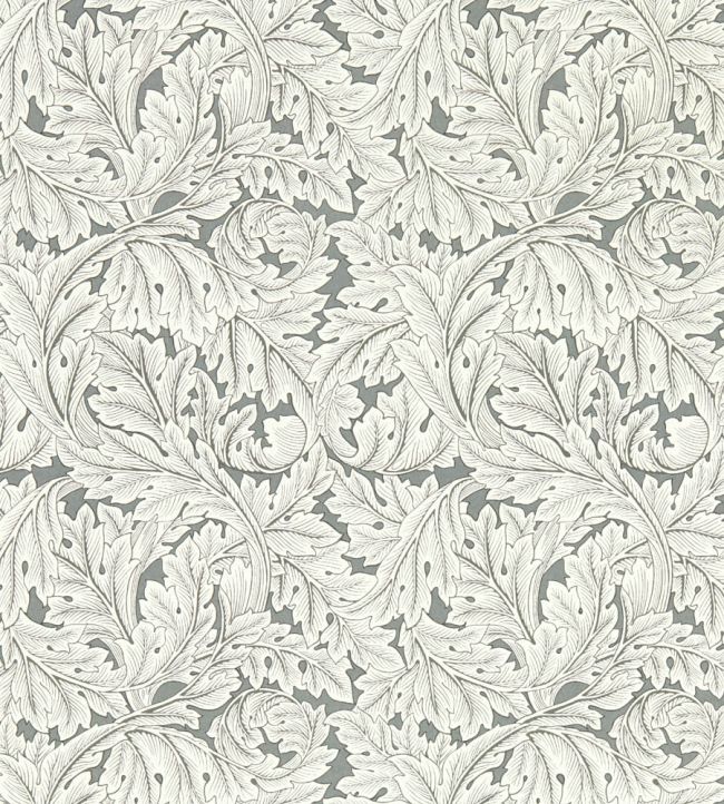 Acanthus Wallpaper - Slate - W0175/02 - Clarke & Clarke