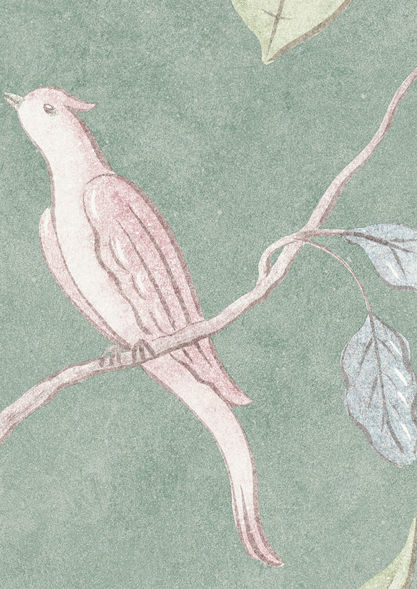 Adam's Eden Wallpaper - Green - Lewis & Wood