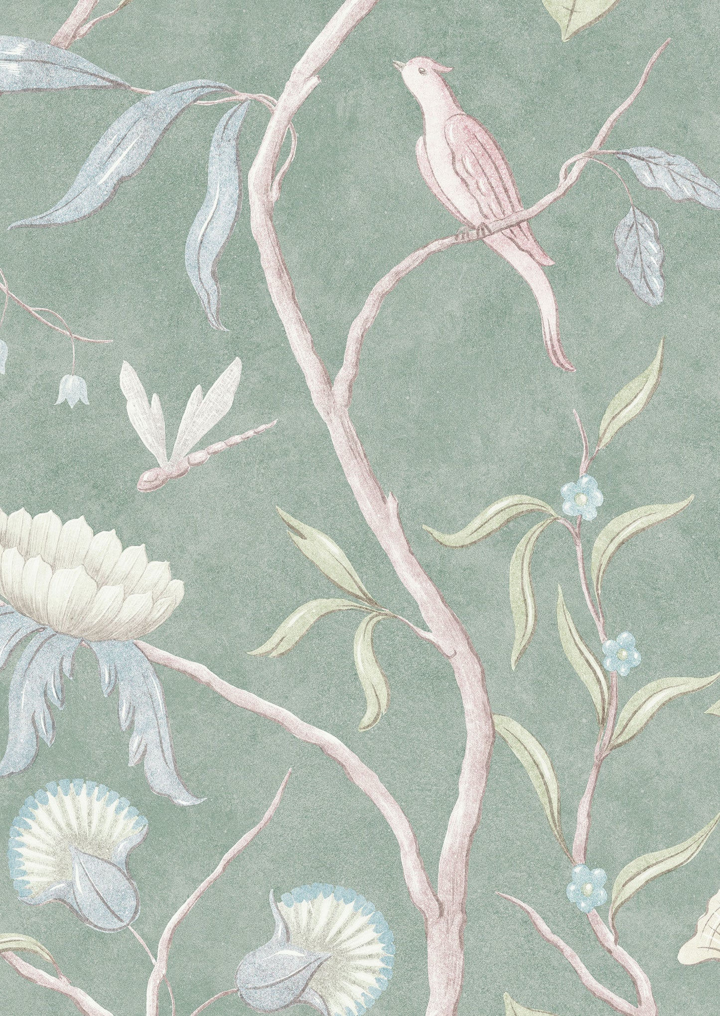 Adam's Eden Wallpaper - Green - Lewis & Wood