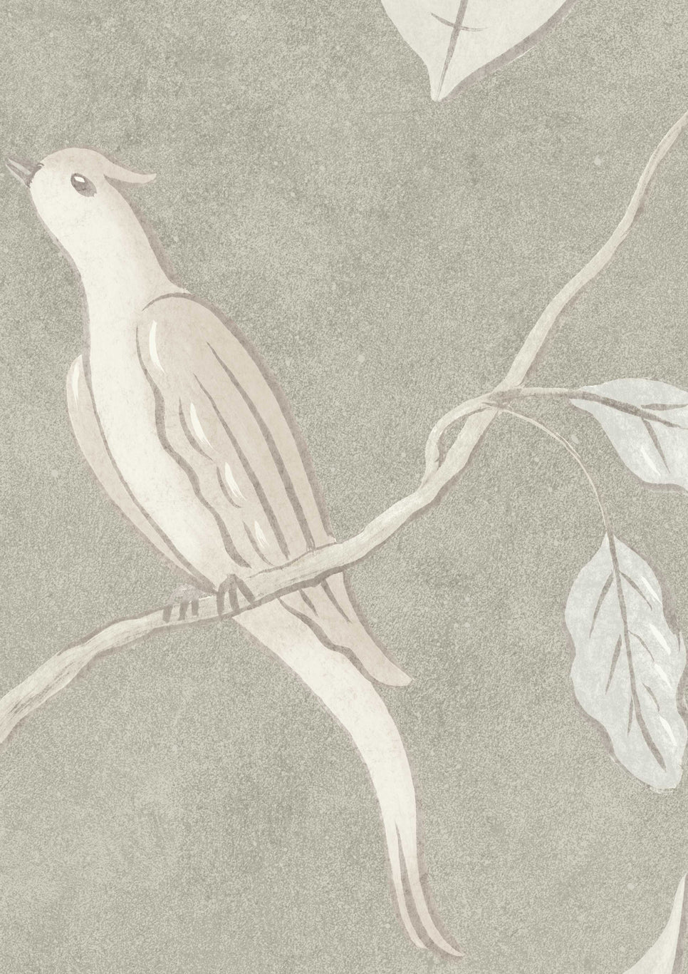 Adam's Eden Wallpaper - Gray - Lewis & Wood