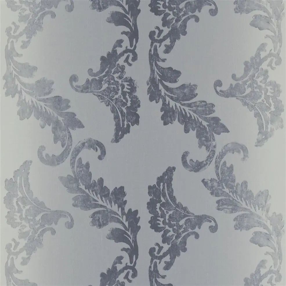 Aksu Wallpaper - Graphite - P614/02 - Designers Guild