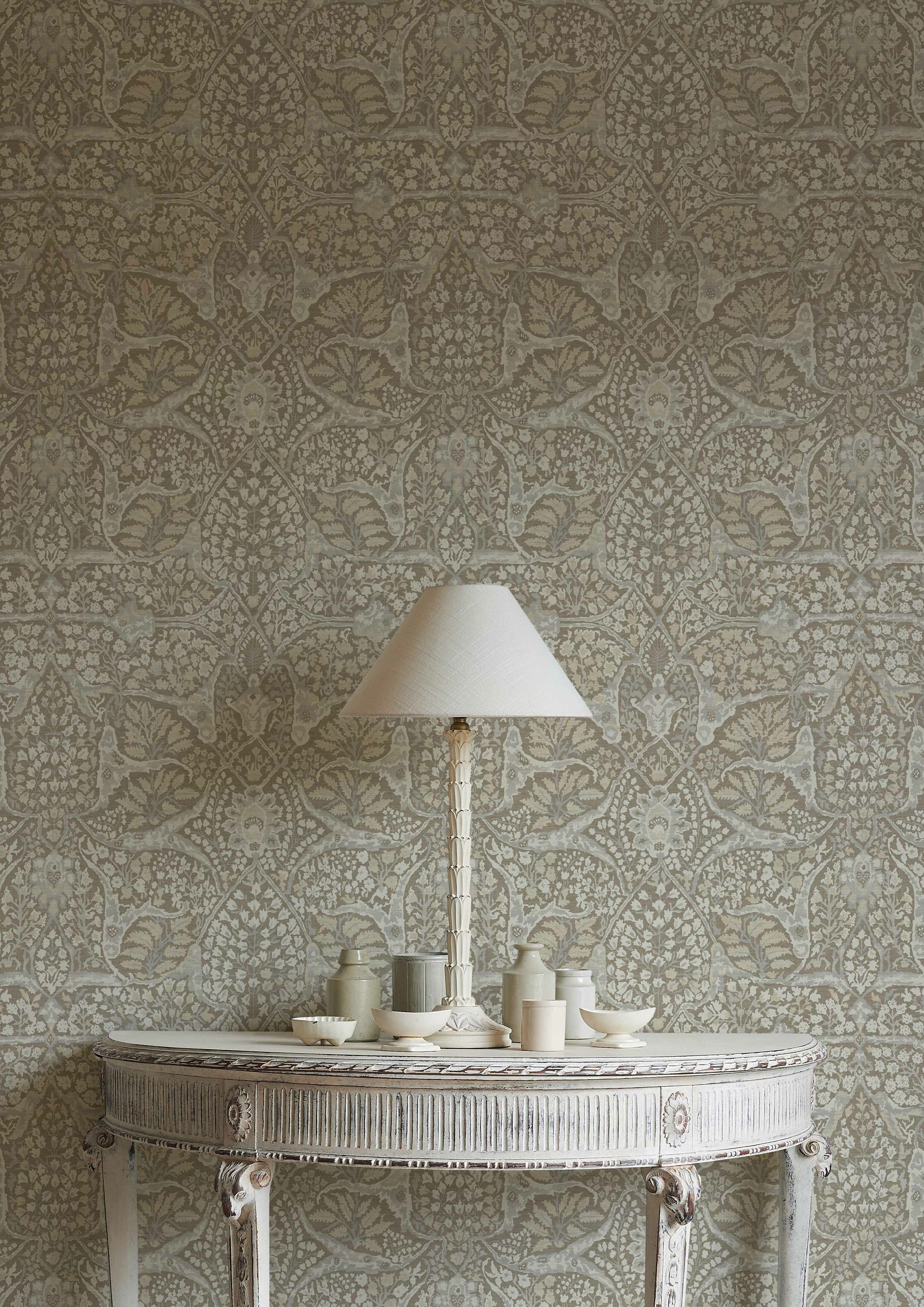 Alhambra 50 Wallpaper - Yellow - Lewis & Wood