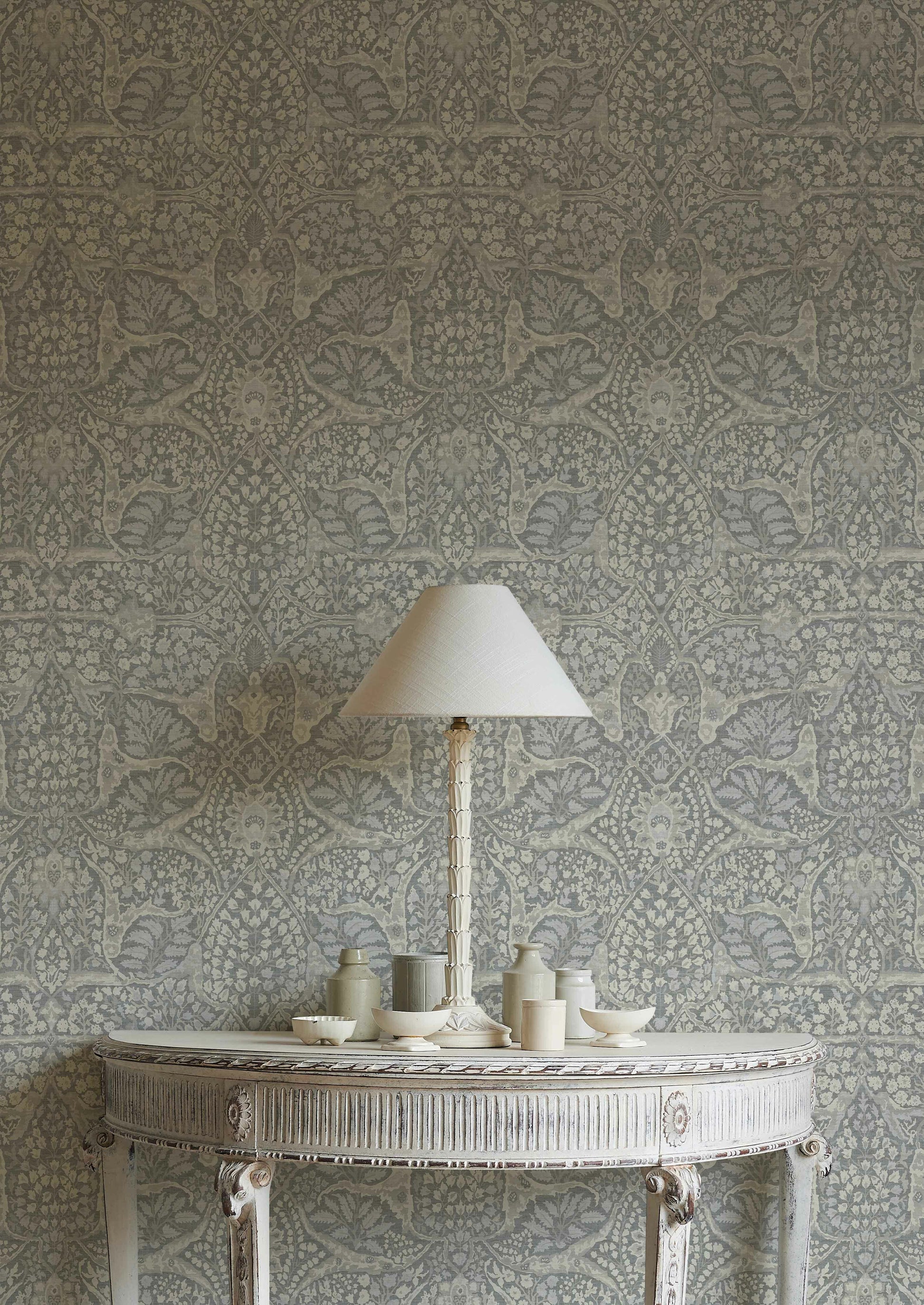 Alhambra 50 Wallpaper - Blue - Lewis & Wood