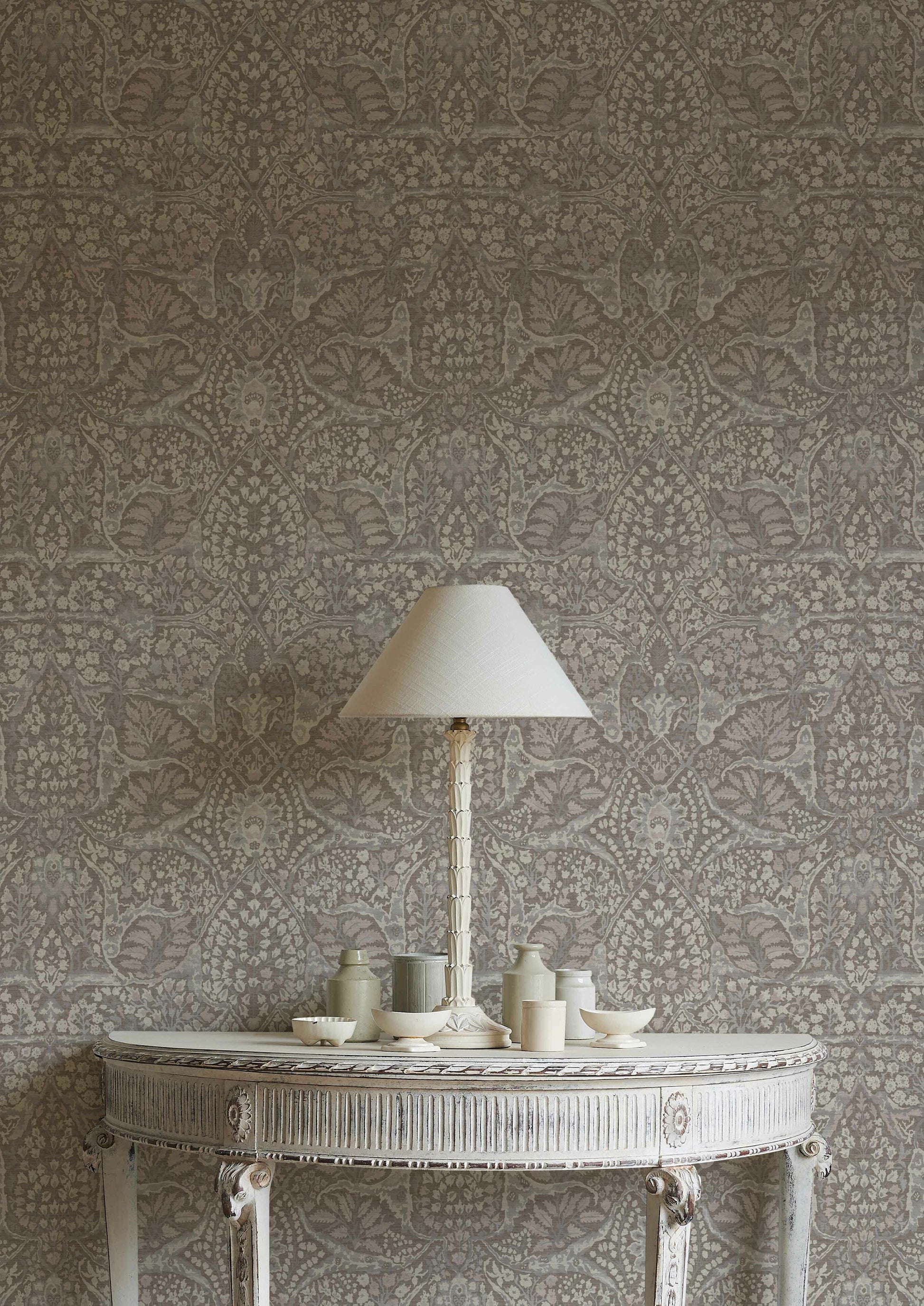 Alhambra 50 Wallpaper - Pink - Lewis & Wood