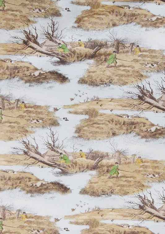 Alken Wildfowlers Wallpaper - Sand - Lewis & Wood