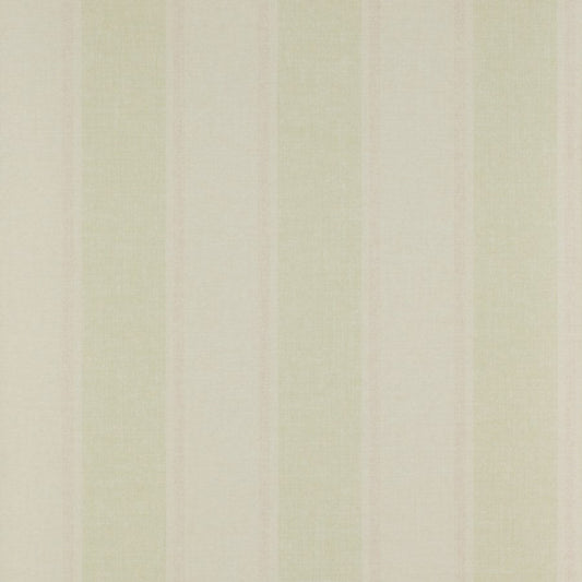 Alton Stripe Wallpaper - Pink/Green - Colefax & Fowler