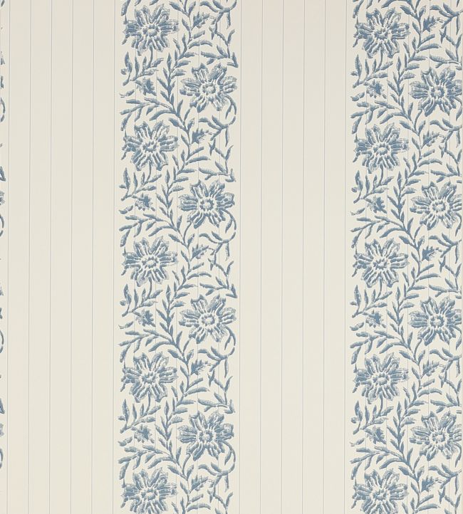 Alys Wallpaper - Navy - Colefax & Fowler