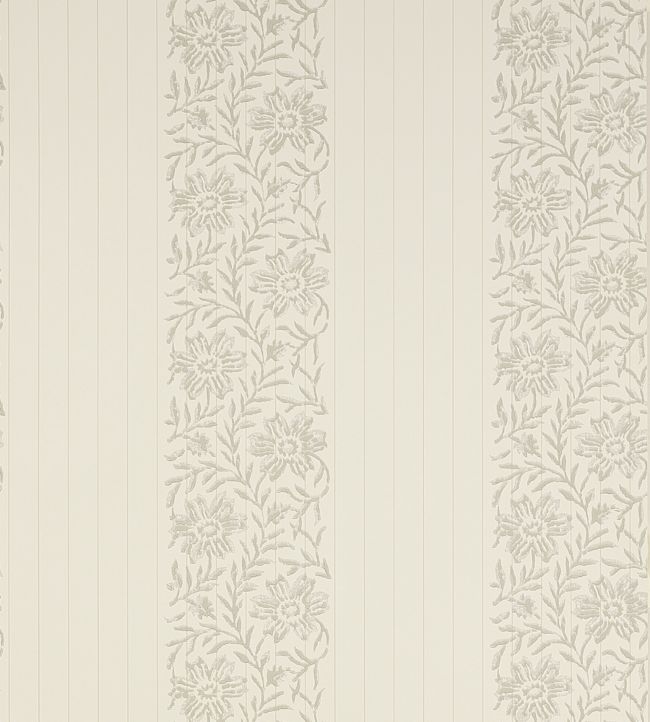 Alys Wallpaper - Silver - Colefax & Fowler