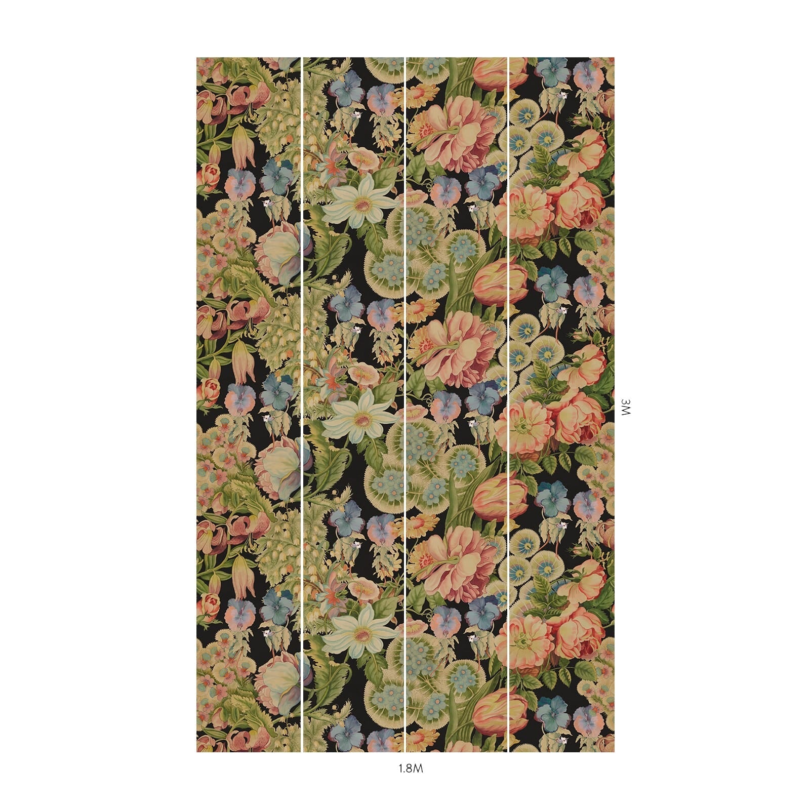 Amatoria Magna Wallpaper - Noir - House of Hackney