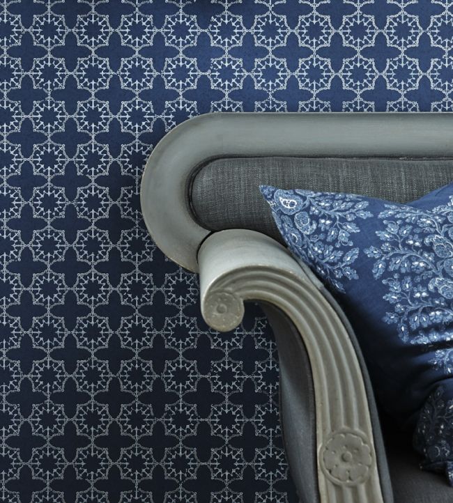 Anchor Tile Wallpaper - Marine - BG1000-102 - Barneby Gates