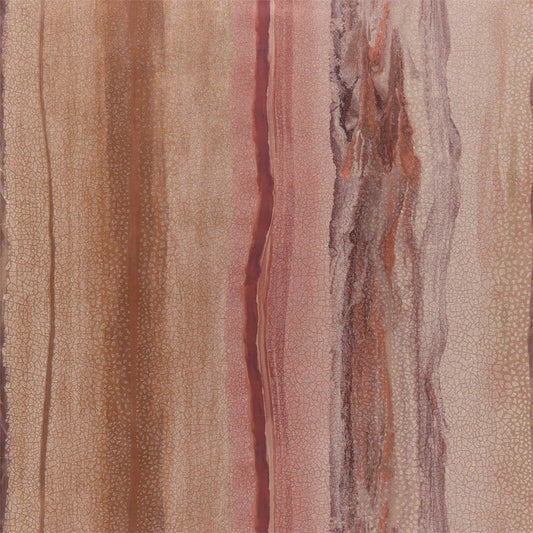 Anthology Vitruvius Wallpaper - Copper / Ruby - EVIW112062 - Harlequin