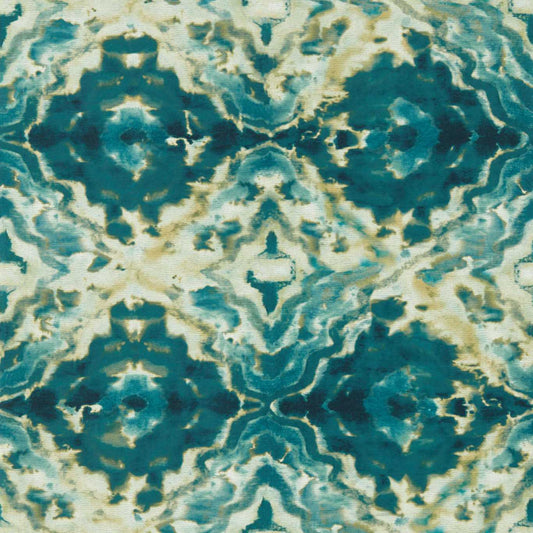 Aqueous Wallpaper - Teal - Clarke & Clarke